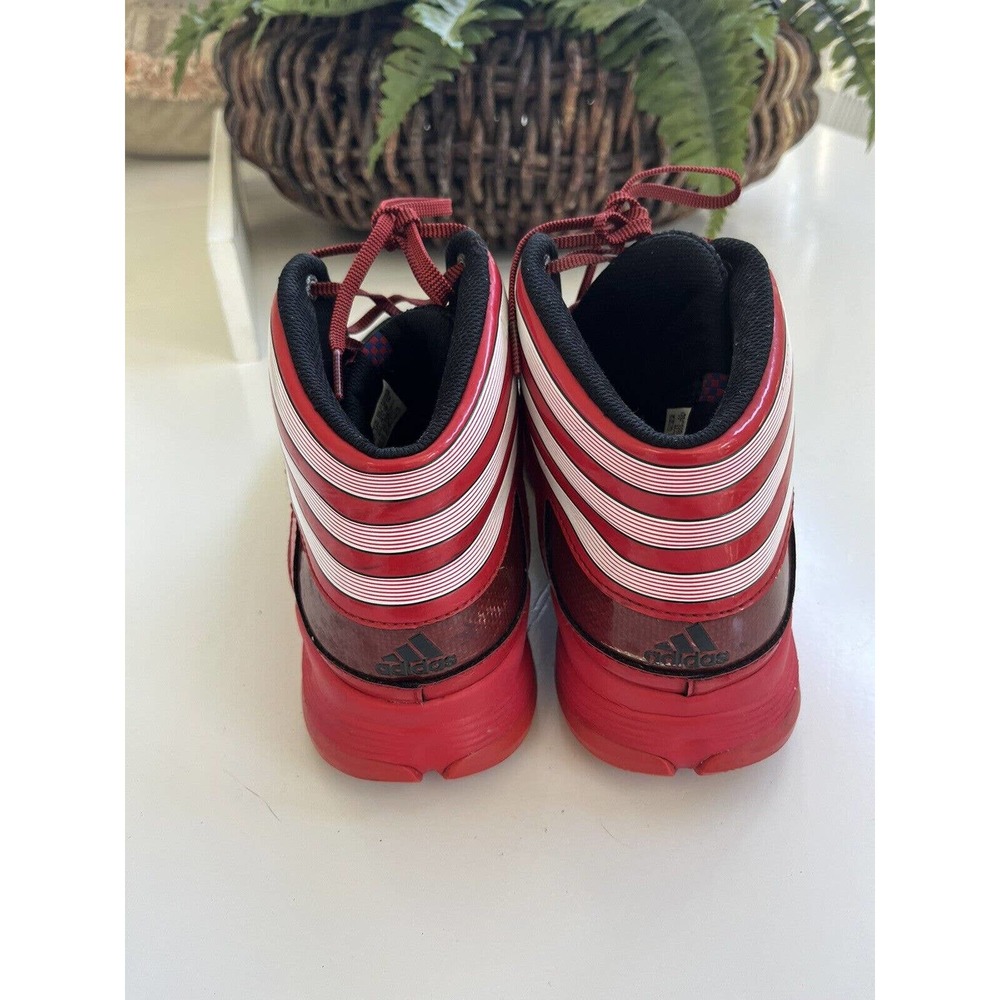 Adidas Men’s 12 Crazy Shadow Basketball Shoes Red Black White G48815 2012 EUC - Picture 5 of 12